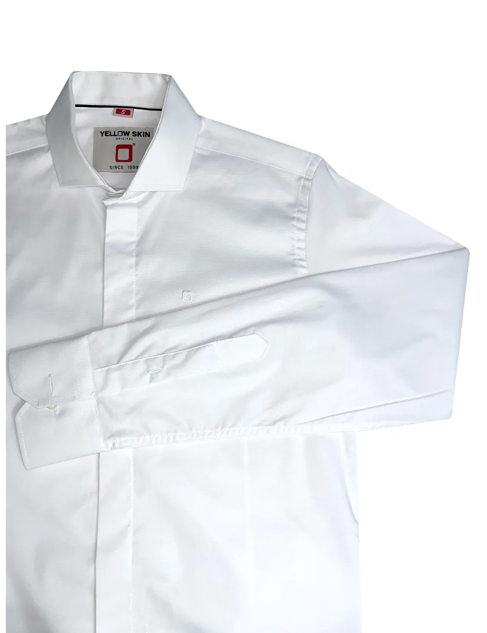 558 CAMISA VESTIR LISA CON PINZAS