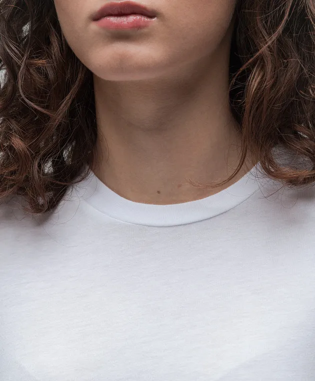 AGOLDE ANNISE WHITE TSHIRT