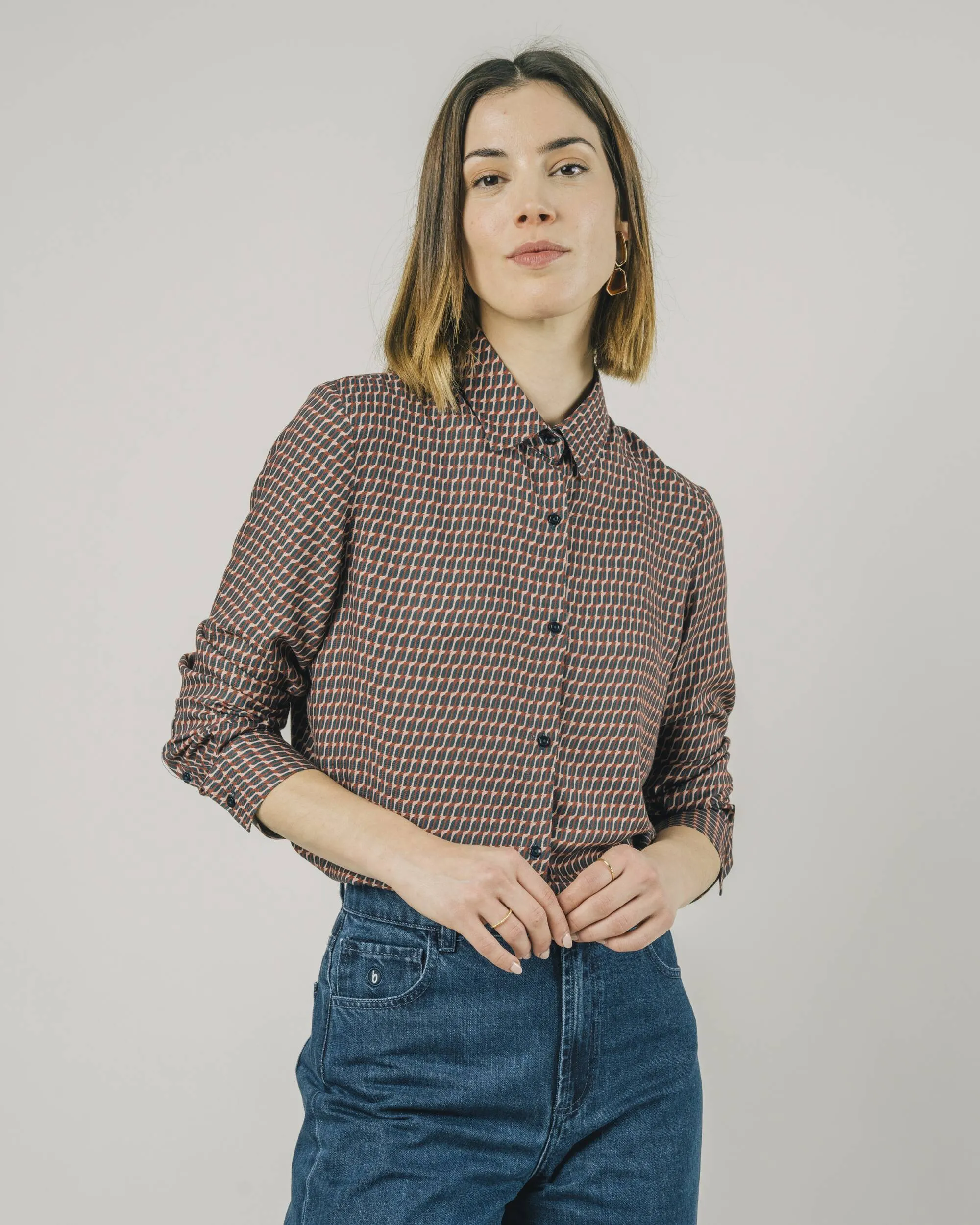 All Over Penguin Regular Blouse Navy