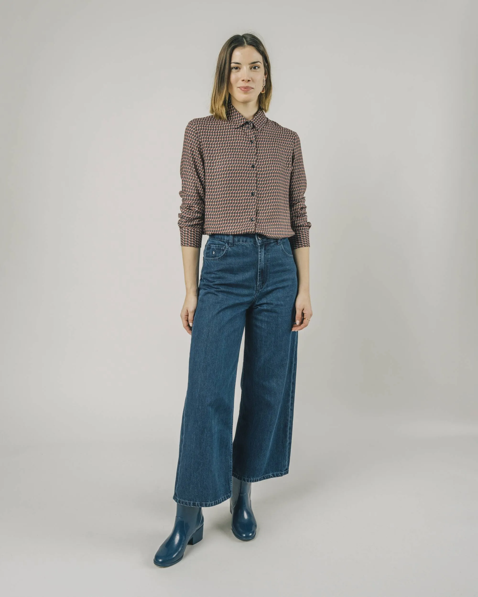 All Over Penguin Regular Blouse Navy