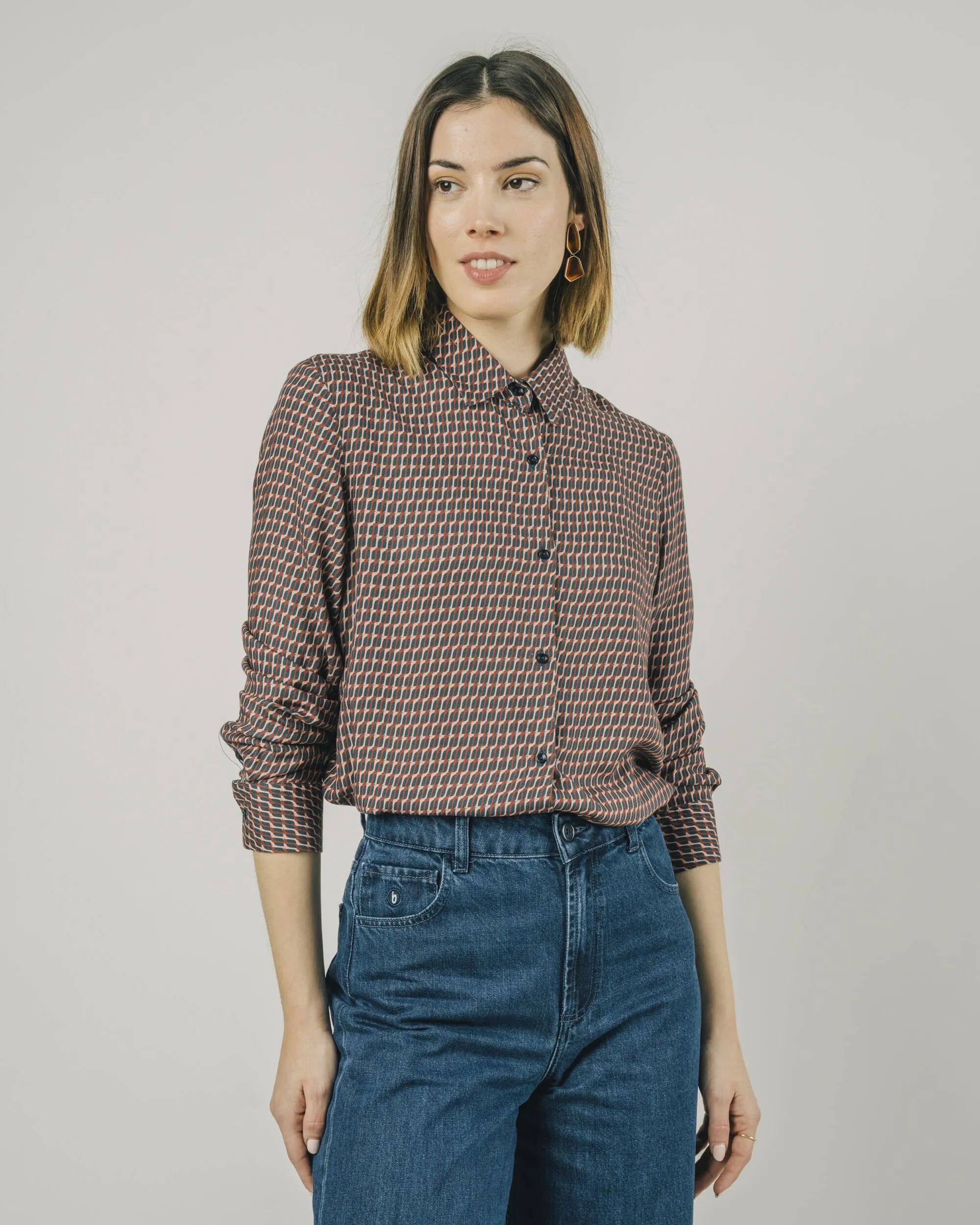 All Over Penguin Regular Blouse Navy