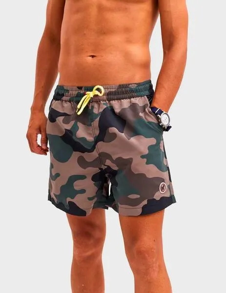 Bañador Williot Camuflaje verde para hombre