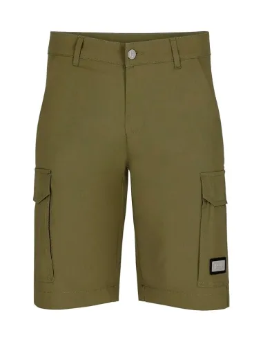 Bermuda kaki con bolsillos laterales