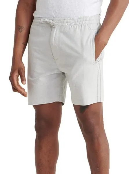 Bermuda Superdry Drawstrubg Blanco Para Hombre