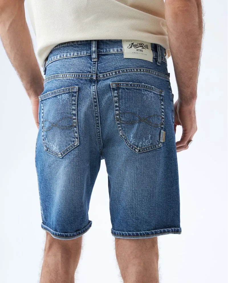 Bermuda tono medio para hombre