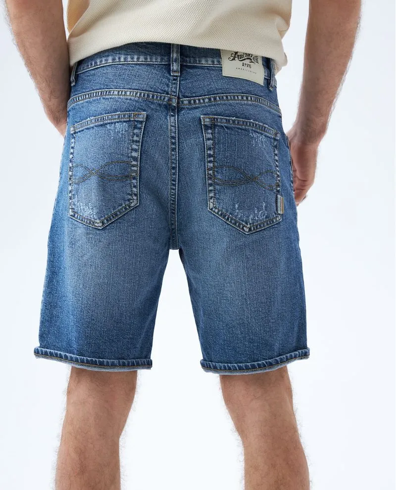 Bermuda tono medio para hombre