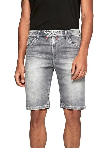 bermudas pepe jeans jagger gris para hombre