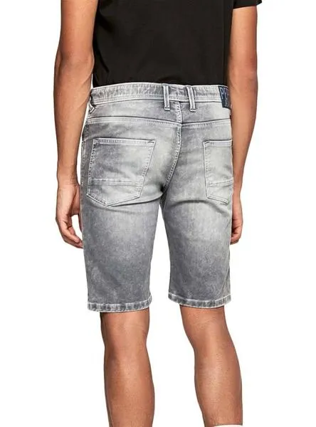 bermudas pepe jeans jagger gris para hombre