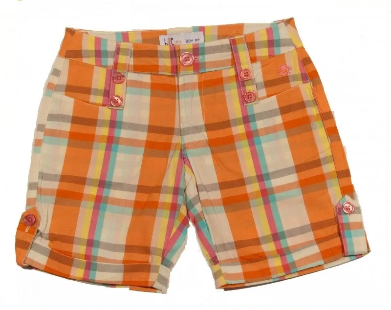 Billabong Bermuda niña Billabong cuadros G8wk02 TALLA 14