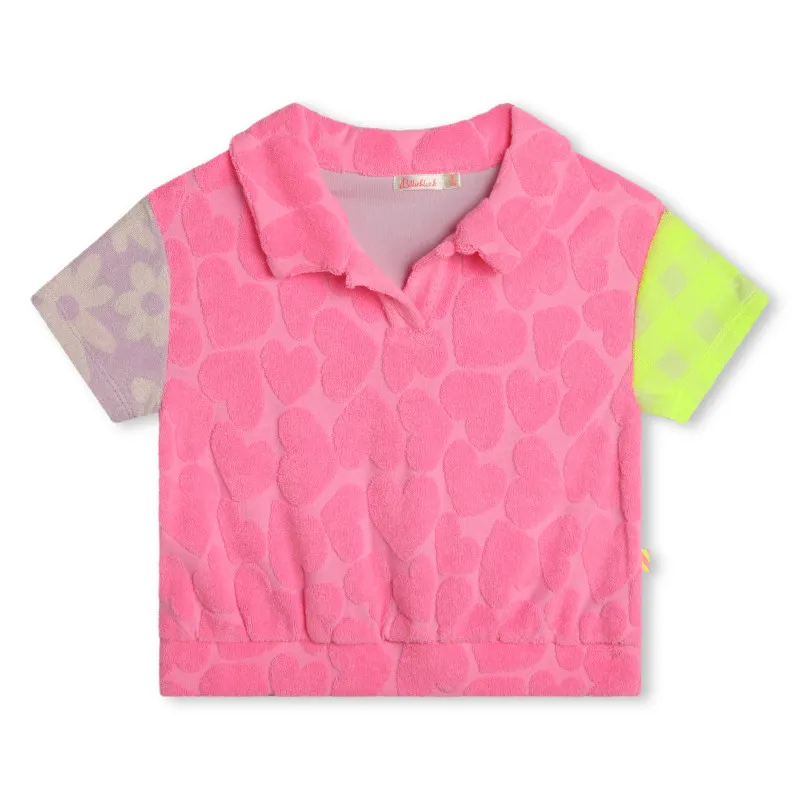 BILLIEBLUSH Polo de manga corta estampado