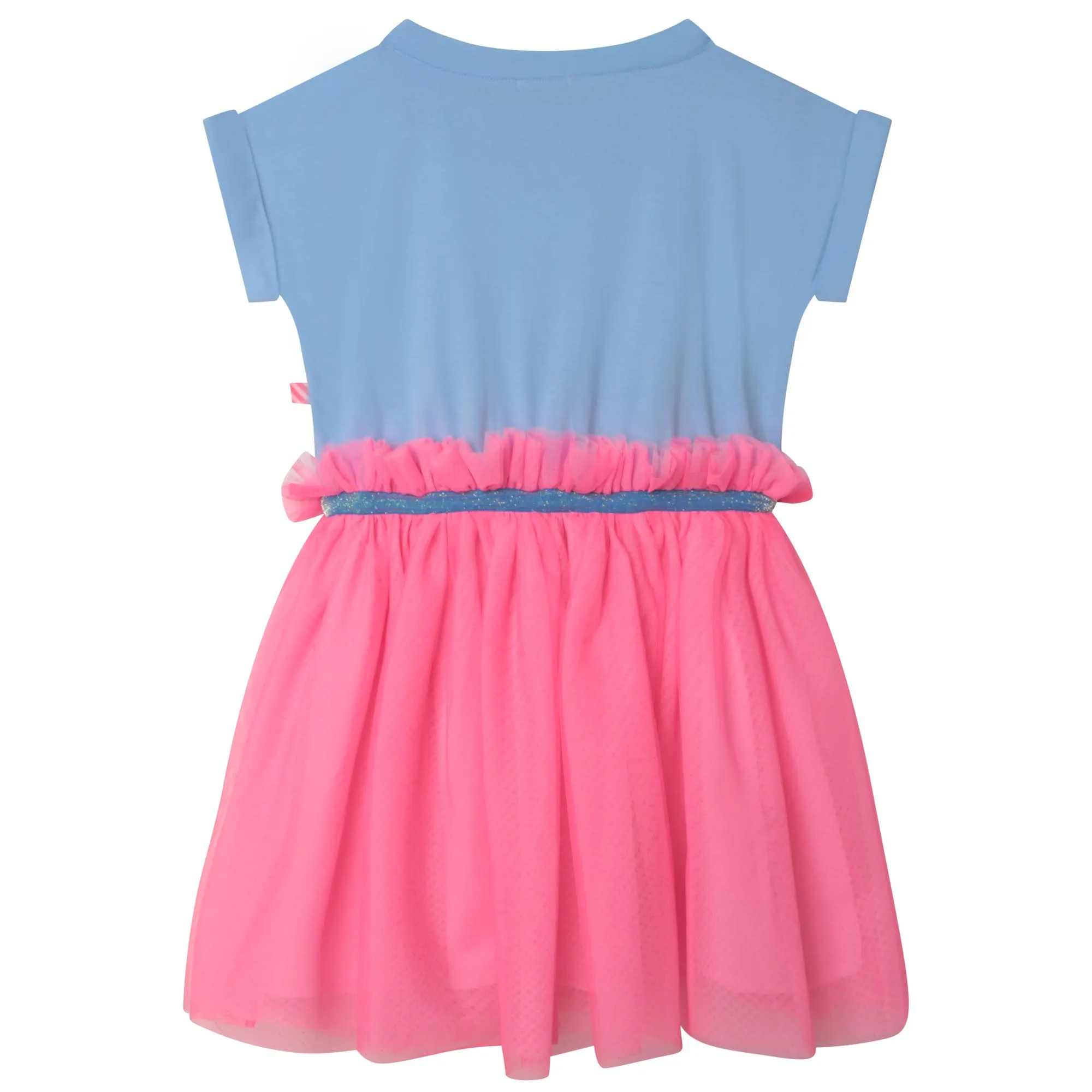 BILLIEBLUSH Vestido bimateria manga corta