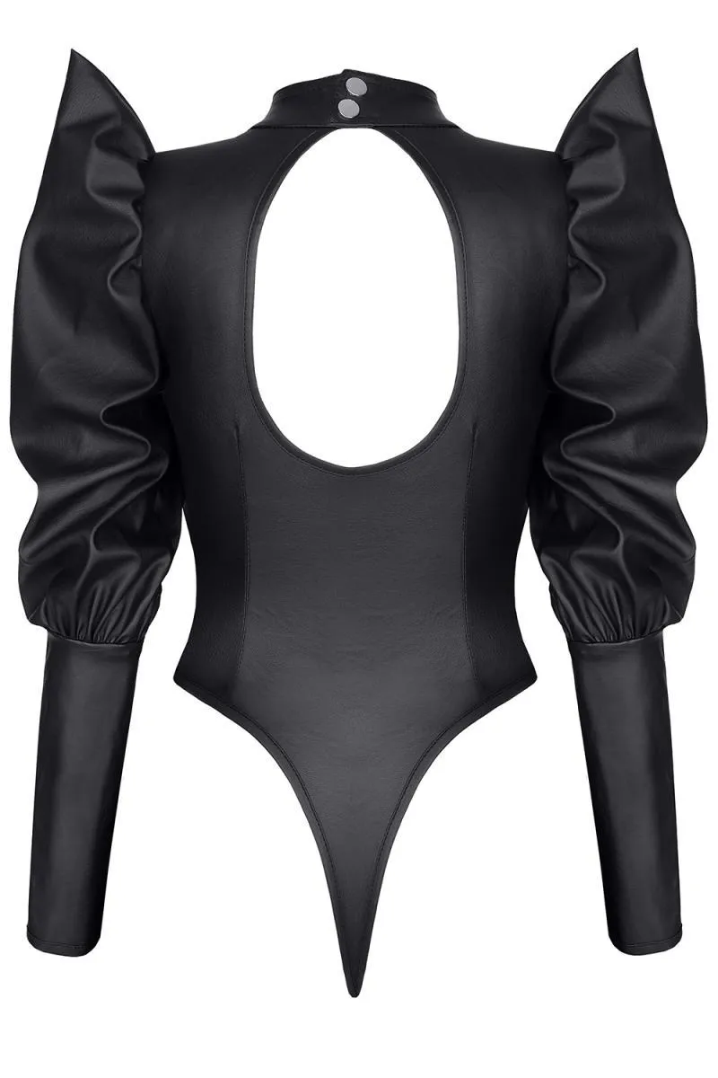 Body Ecopiel hombros puntiagudos