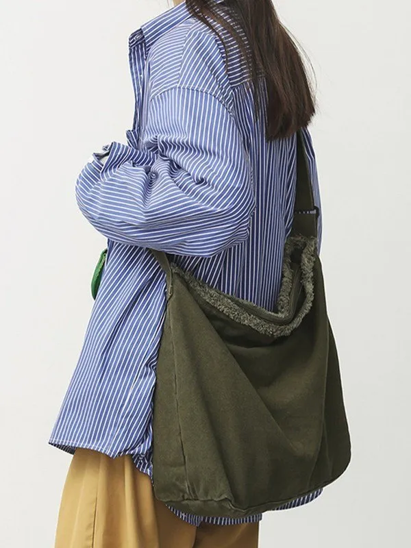 Bolso bandolera grande con ribete Fray