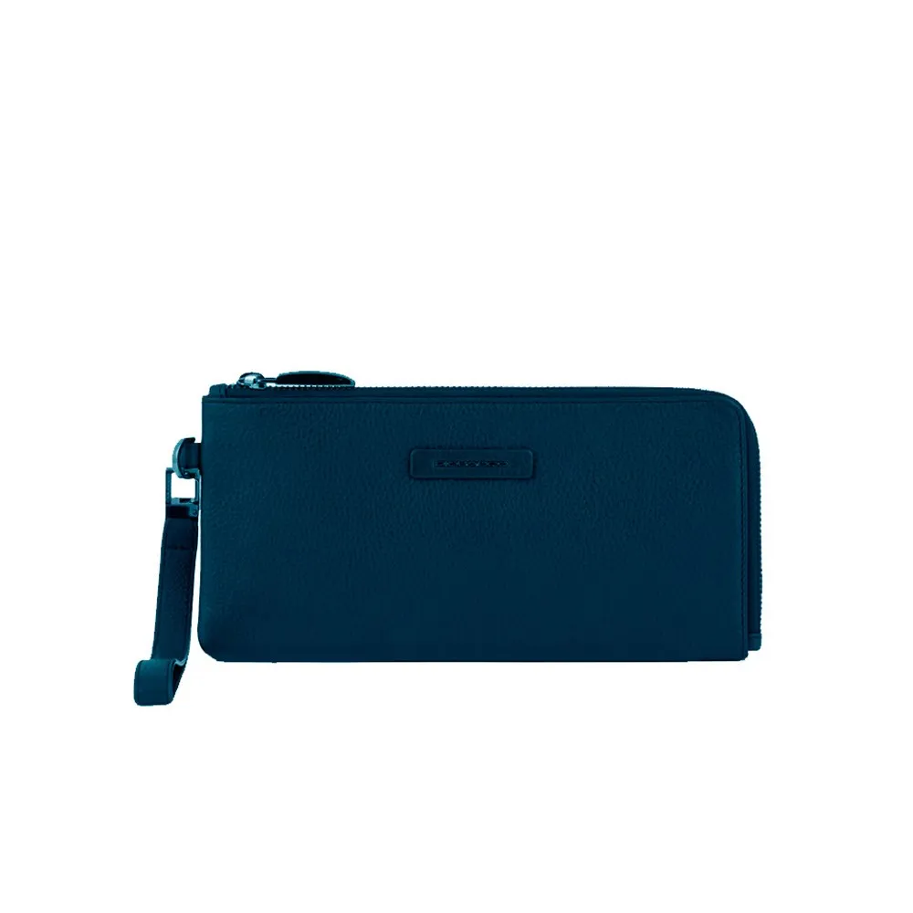 Bolso de Mano de Piel Piquadro  AC2648MOSR/BLU Color Marino
