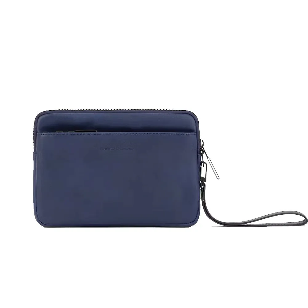 Bolso de Mano de Piel Piquadro AC5946S123R /BLU Color Marino