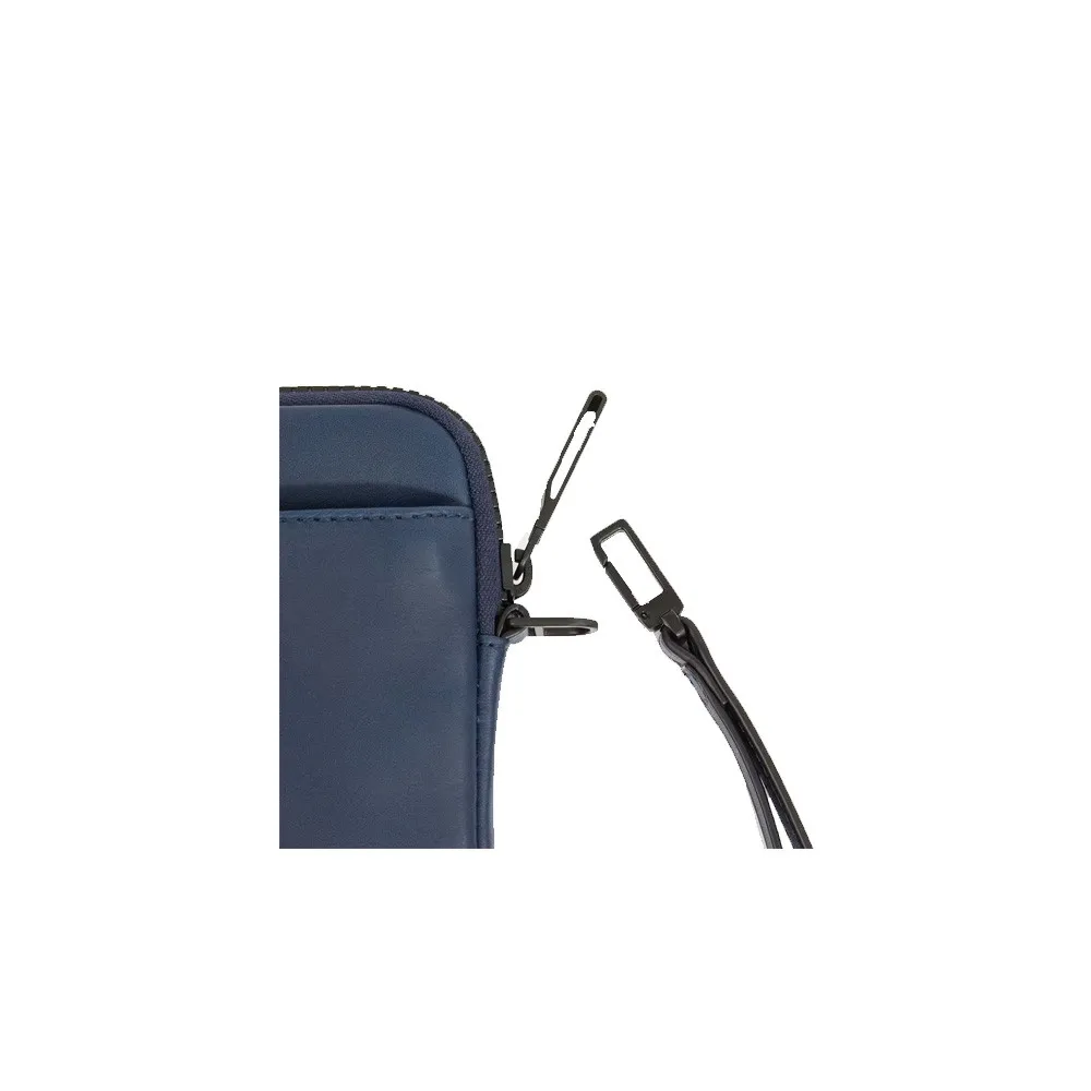 Bolso de Mano de Piel Piquadro AC5946S123R /BLU Color Marino