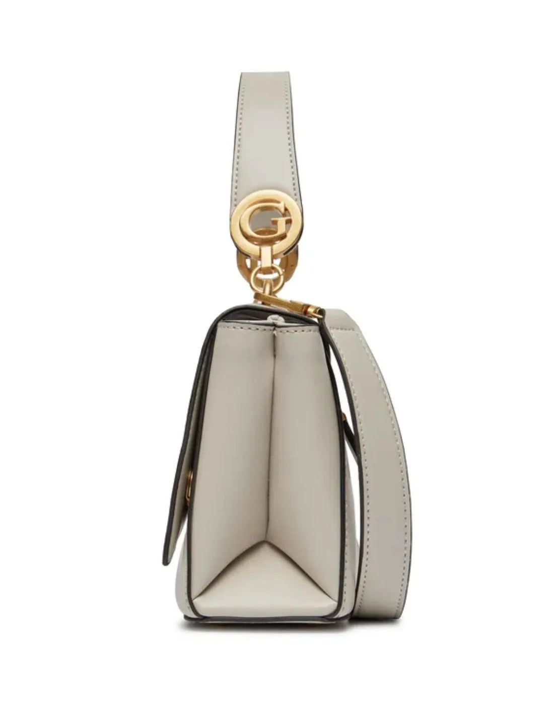 Bolso Guess Masie blanco roto con asa ajustable para mujer