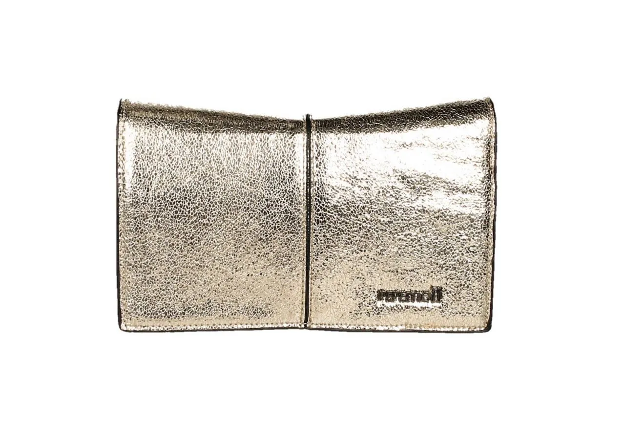 Bolso Oro Bandolera Amarilla Con Tapa
