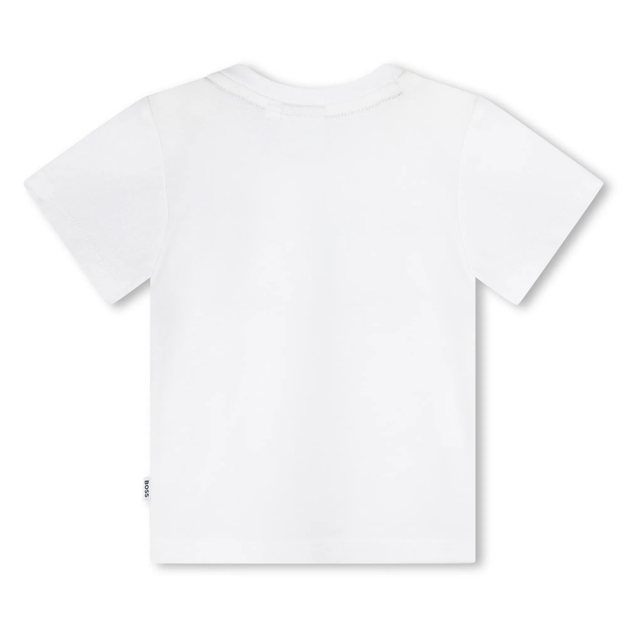 BOSS Camiseta bordada manga corta