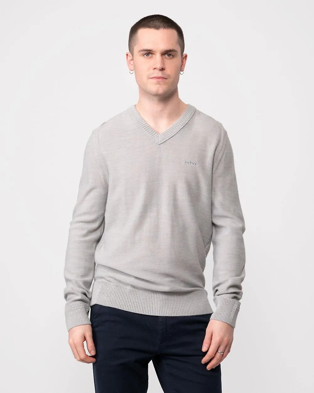 BOSS Orange Jersey con cuello en V BOSS Orange Avac para hombre