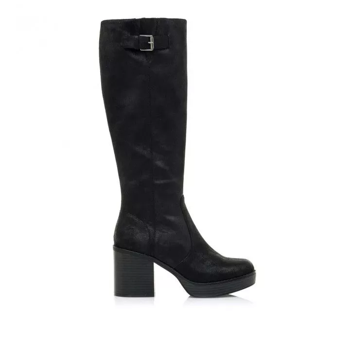 Botas tacón Mustang con tacón de plataforma delantera para mayor comodidad