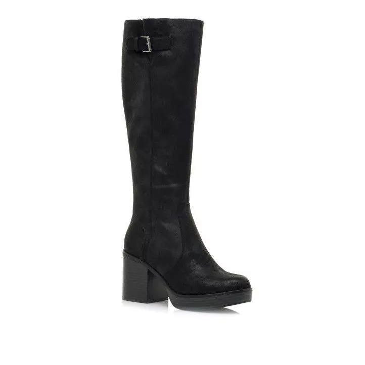 Botas tacón Mustang con tacón de plataforma delantera para mayor comodidad