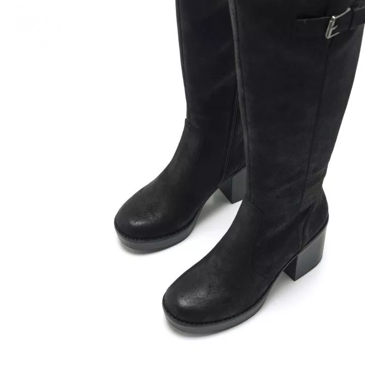 Botas tacón Mustang con tacón de plataforma delantera para mayor comodidad