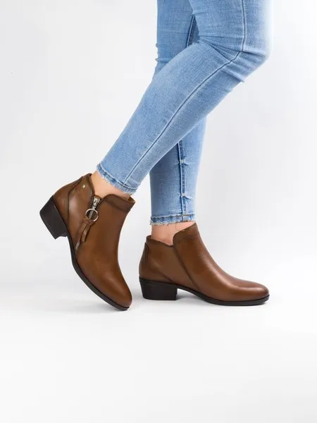 botines pikolinos daroca cuero para mujer