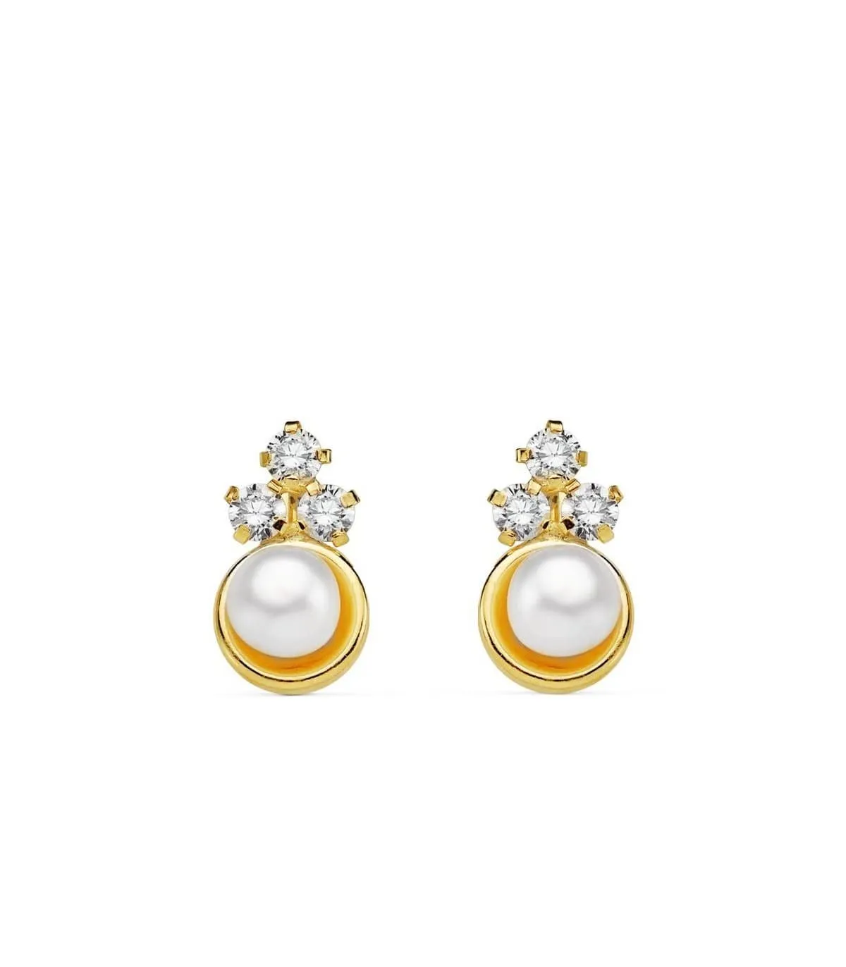 Boucles d'oreilles or jaune Lidia 18 Carats