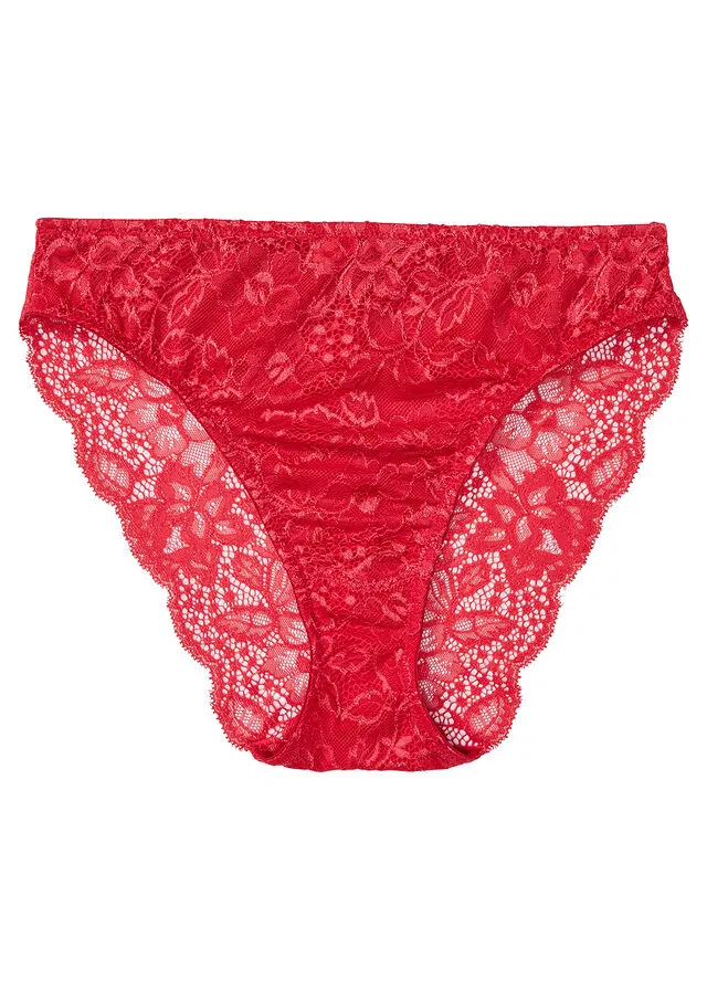Braga con talle alto Rojo granate