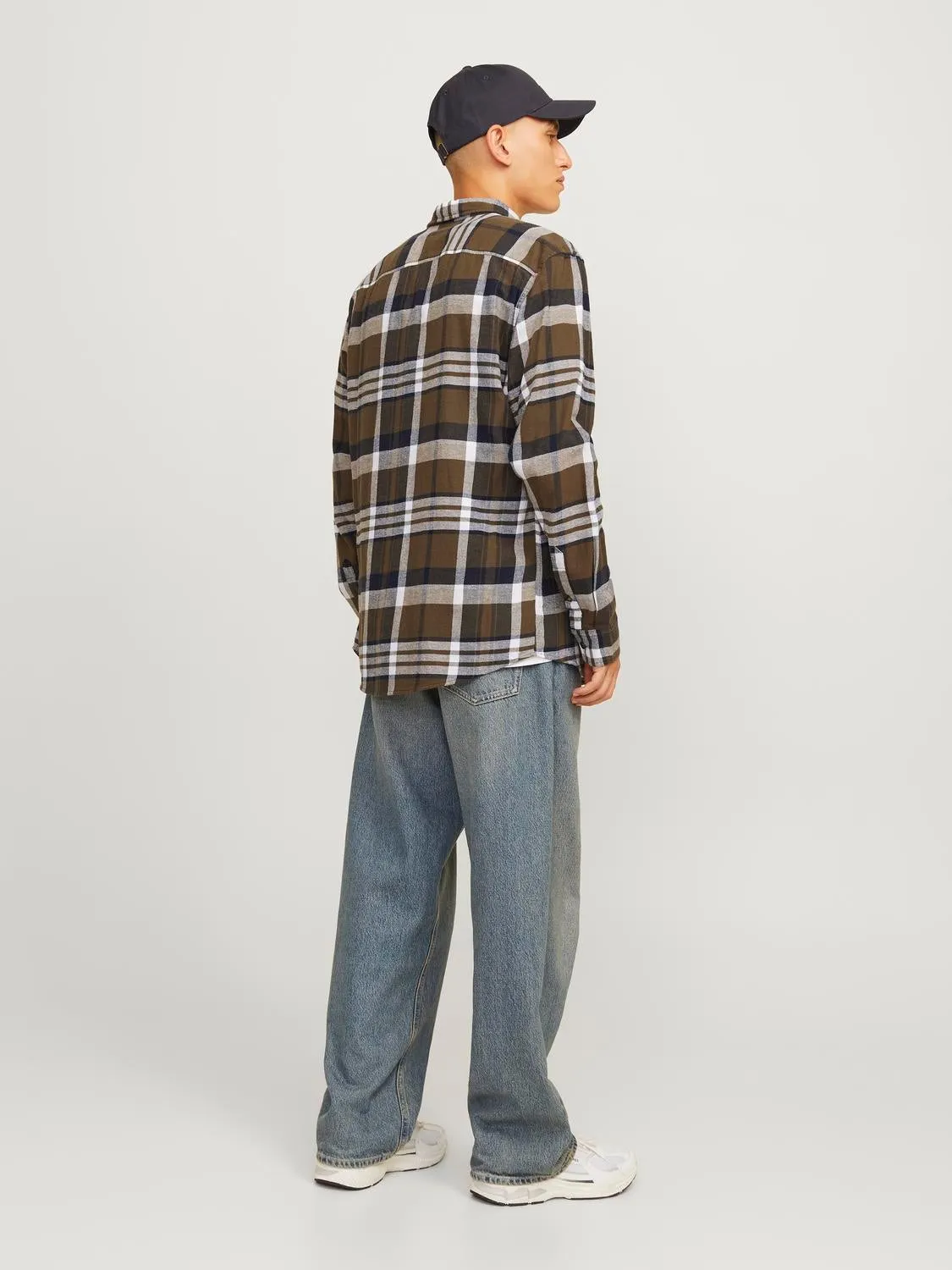 Camisa a cuadros Corte slim | Marrón oscuro | Jack & Jones®