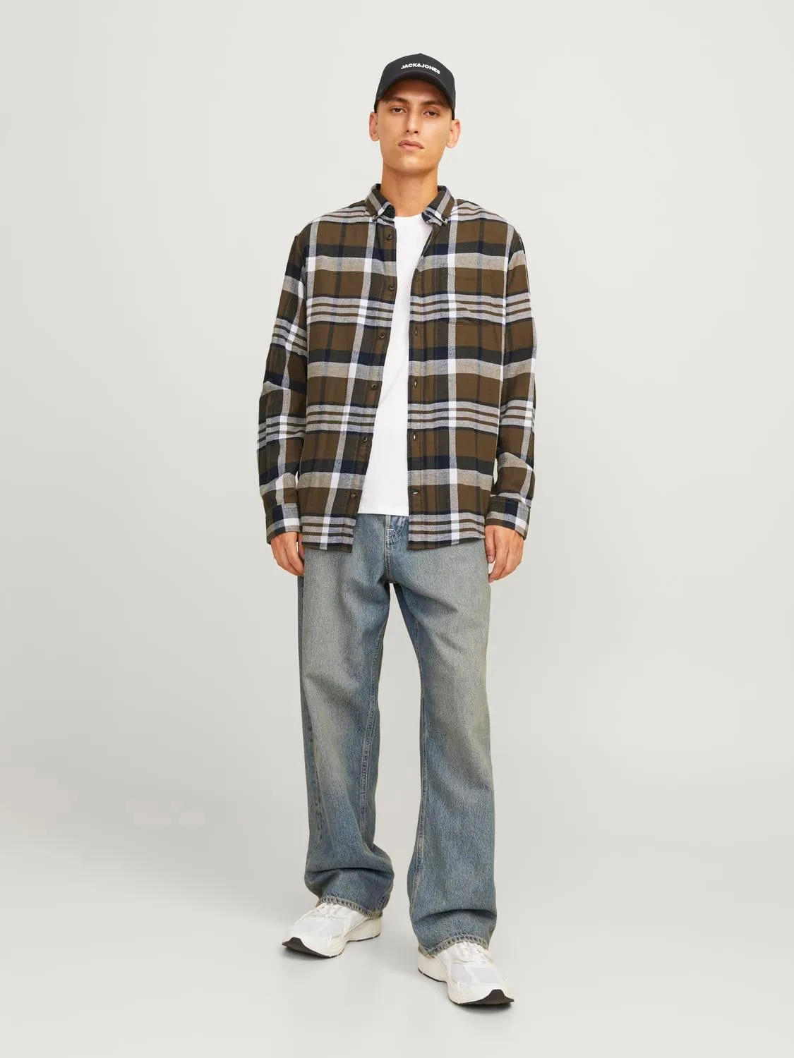 Camisa a cuadros Corte slim | Marrón oscuro | Jack & Jones®