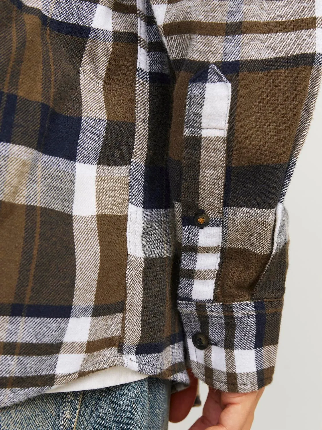 Camisa a cuadros Corte slim | Marrón oscuro | Jack & Jones®
