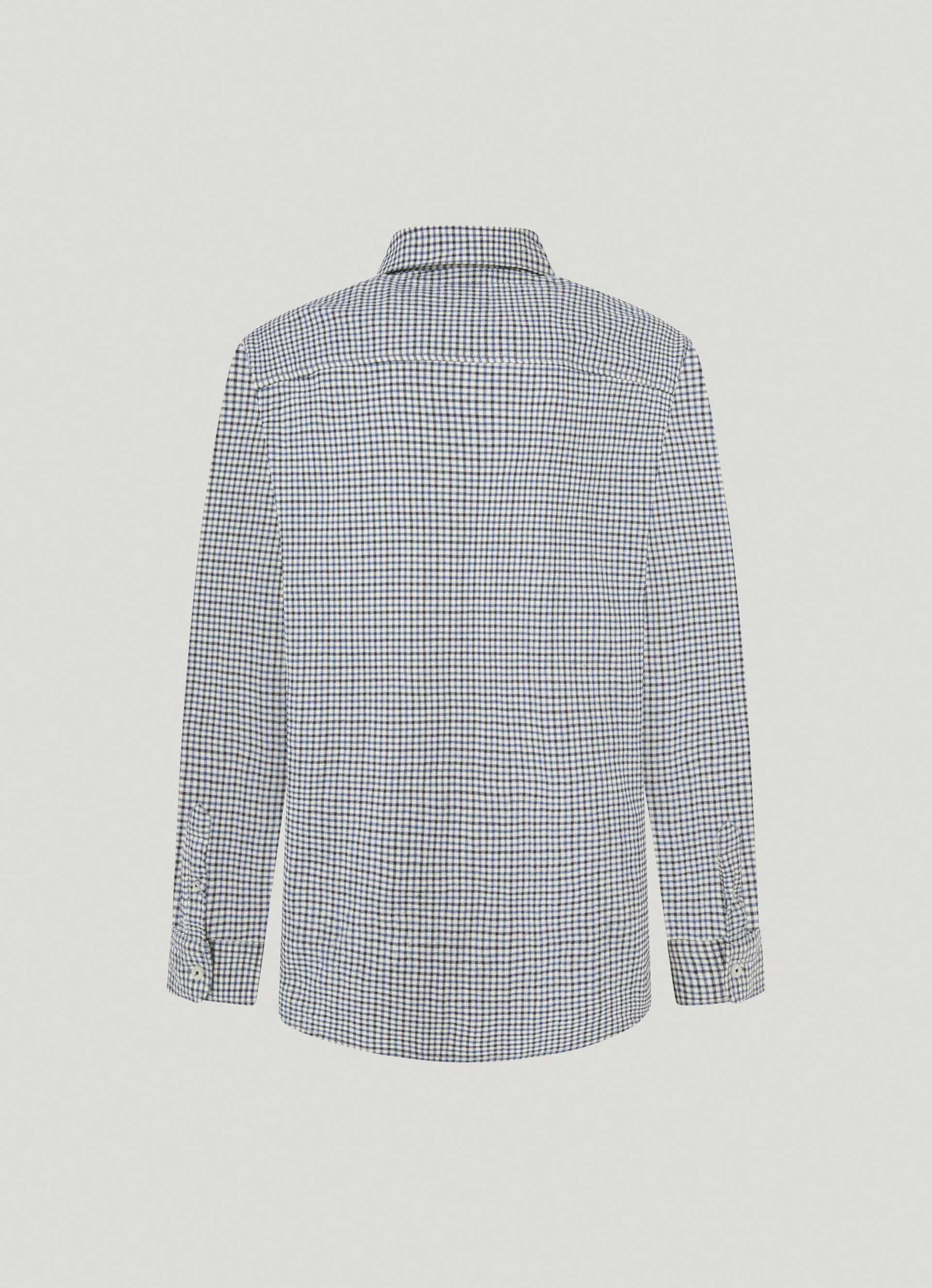camisa popelín cuadros fit regular