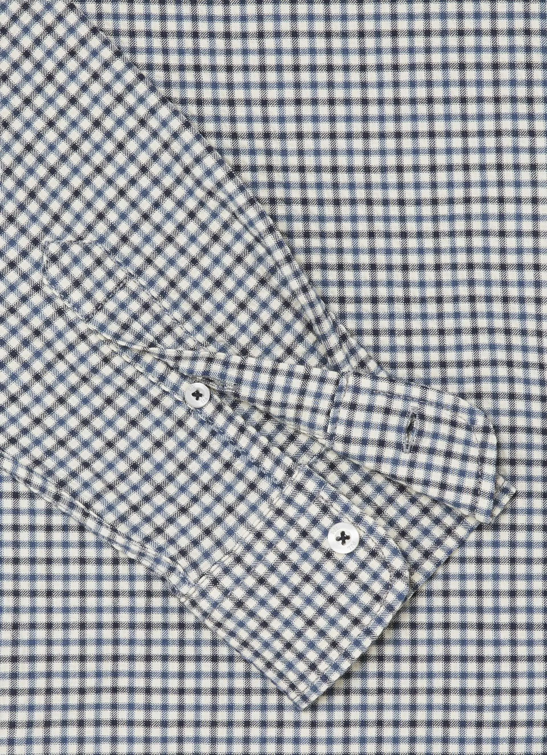 camisa popelín cuadros fit regular