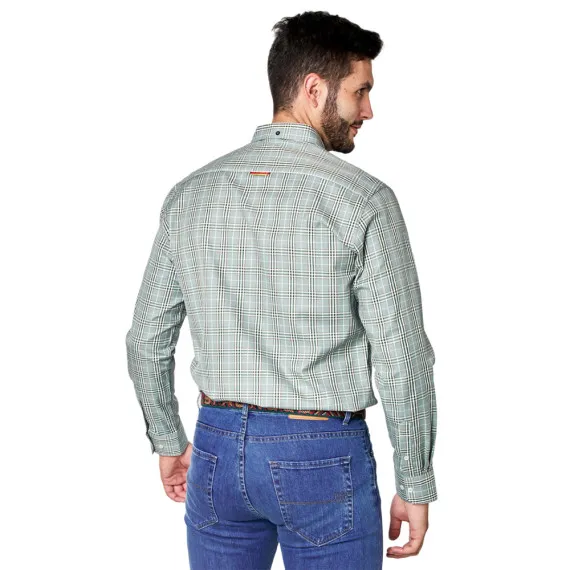 Camisa Spagnolo Gabardina Cuadros 7785