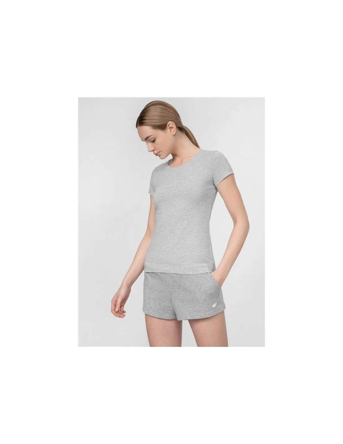 Camiseta 4F TSD350 Mujer Gris