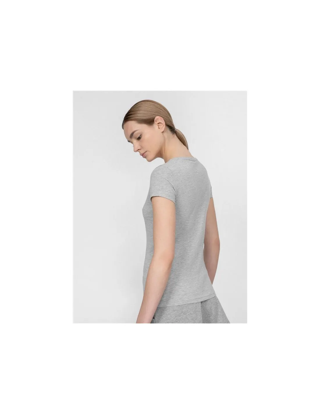 Camiseta 4F TSD350 Mujer Gris