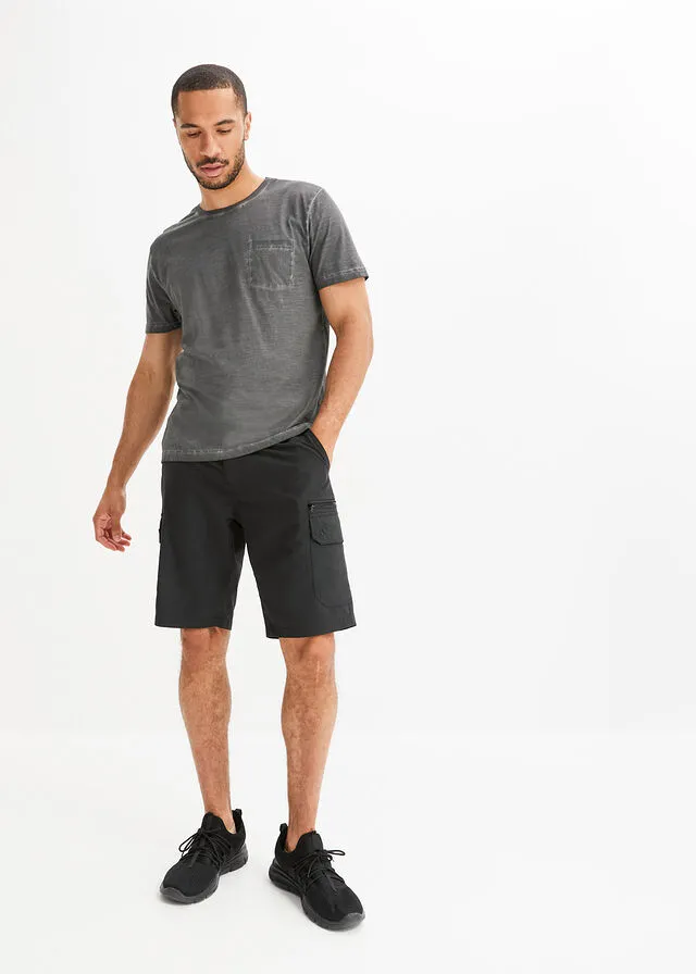 Camiseta con aspecto lavado pizarra