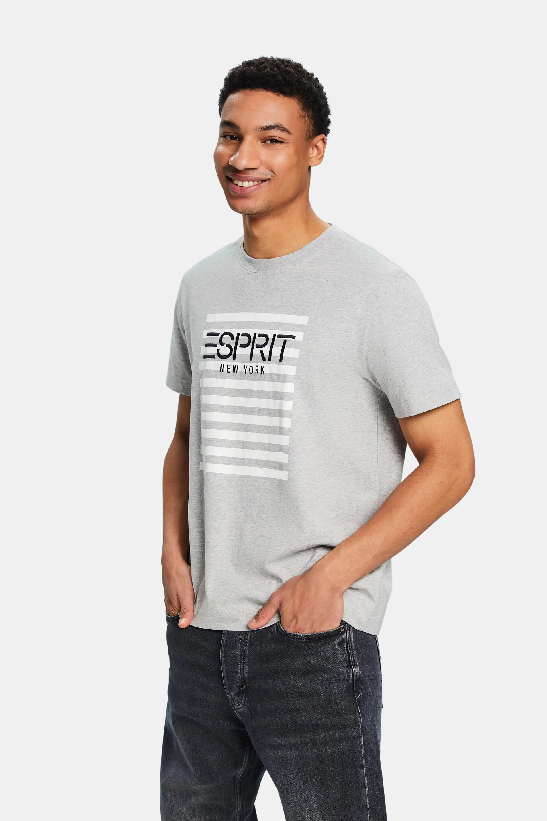 Camiseta de cuello redondo con logotipo