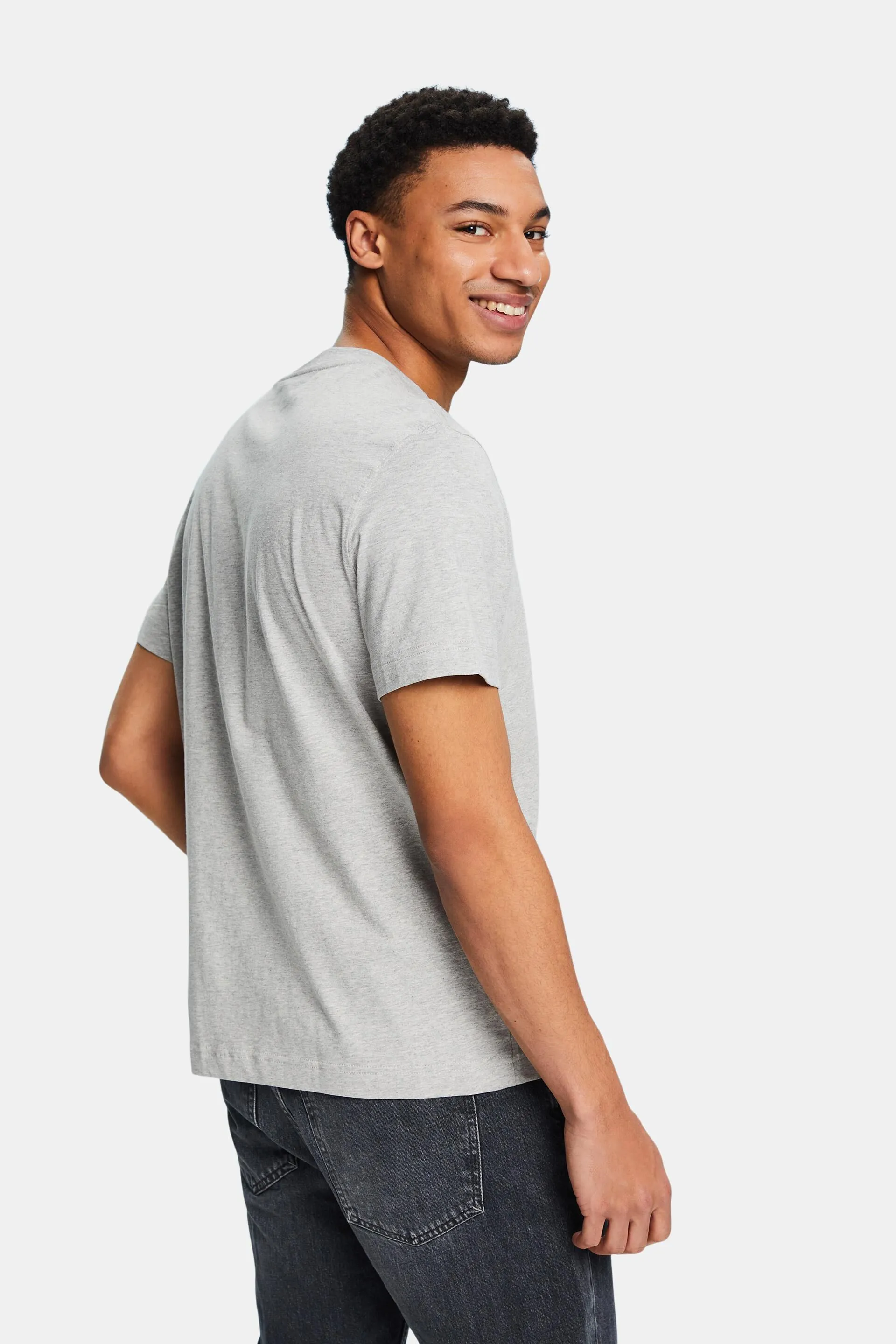 Camiseta de cuello redondo con logotipo