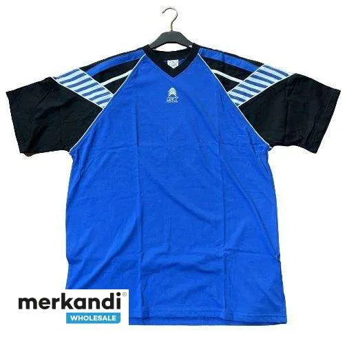 Camiseta deportiva y de ocio para hombre con logotipo bordado, diferentes modelos y variantes de estampado