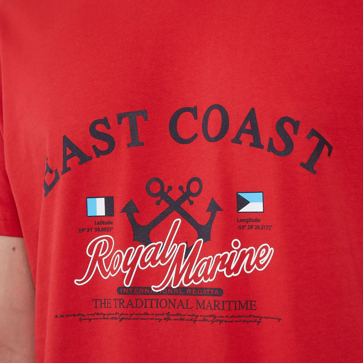 Camiseta Estampada Con Cuello En V