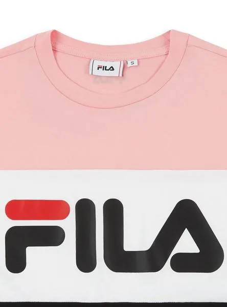 camiseta fila allison rosa para mujer