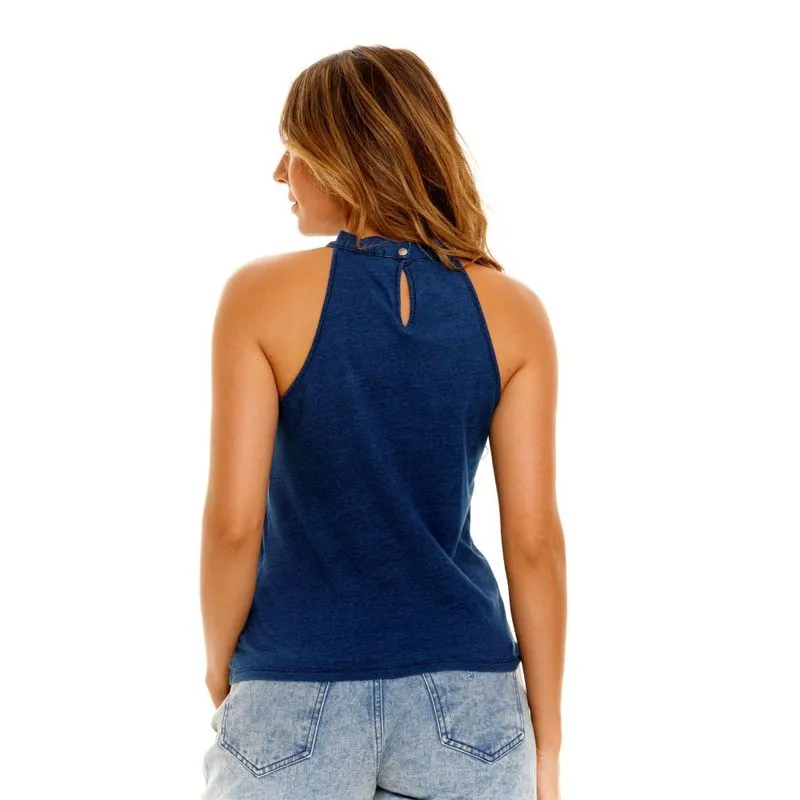 Camiseta Manga Corta Para Mujer Girbaud
