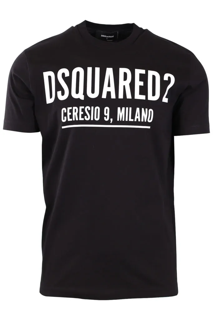 Camiseta negra manga corta 
