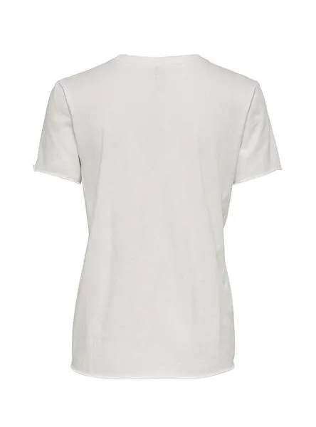 camiseta only lucy blanco para mujer