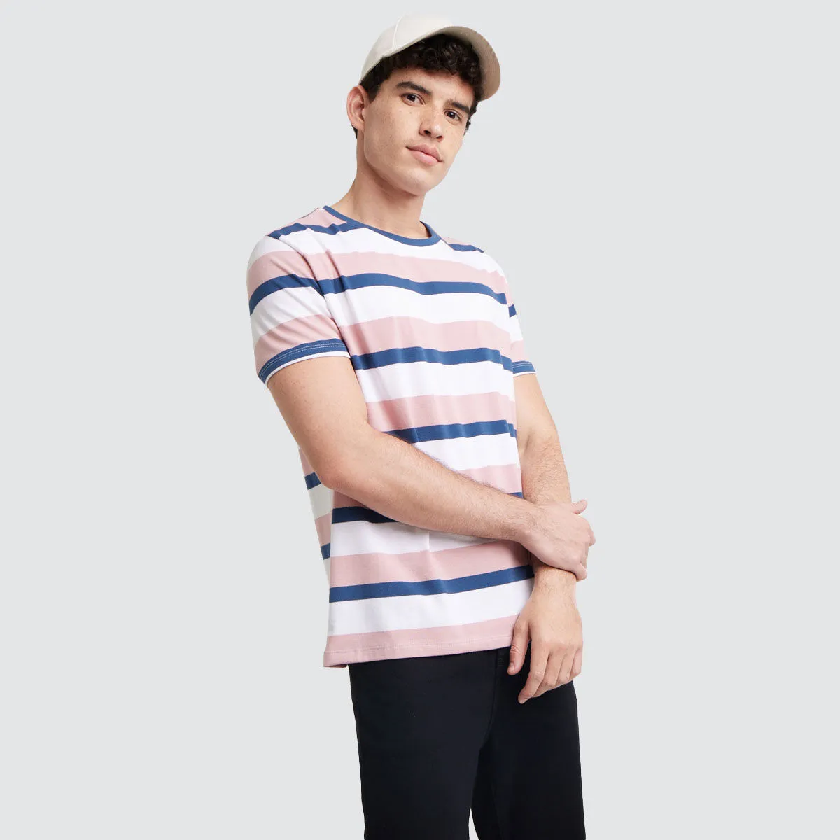 Camiseta Para Hombre Preteñida