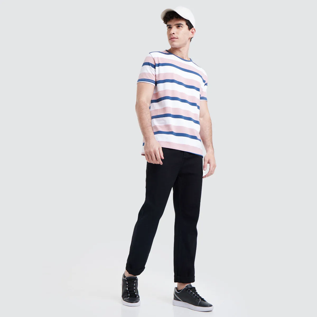 Camiseta Para Hombre Preteñida