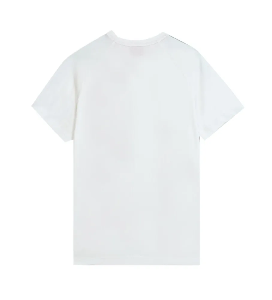 Camiseta Pijama Relaxed con Cinta blanco